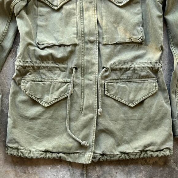 Vintage Denim & Supply USRL M65 Military American Flag Jacket Size XS - Picture 2 of 8